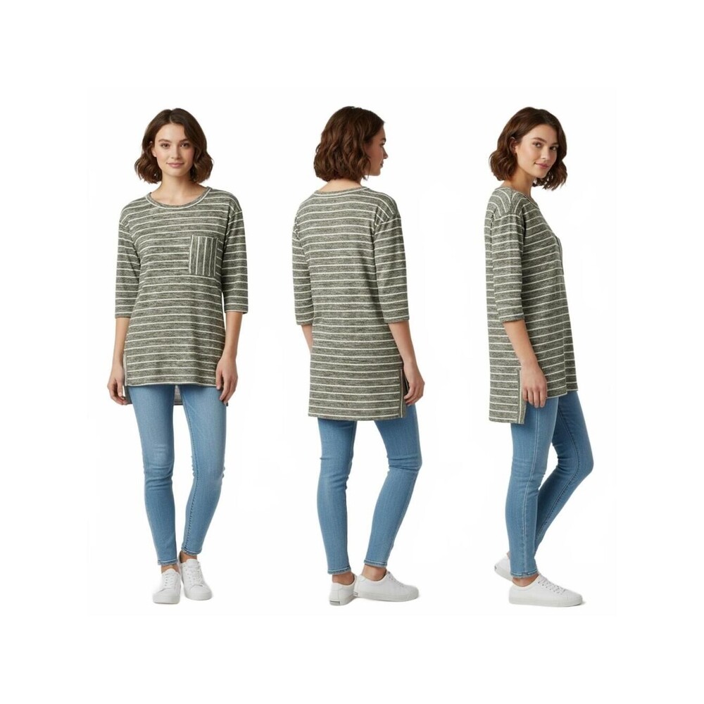 Tunic Relaxed 3/4 Sleeve